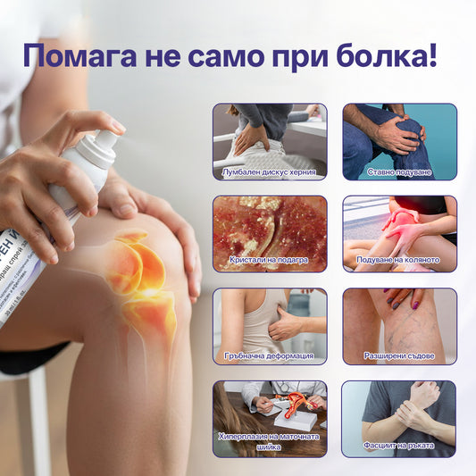 CleraNature® Спрей за възстановяване на ставите с сребърни йони💕💕