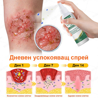 🥇CleraNaure® Дневна и Нощна Ремонтна Система за Екзема – 100% Безстероиден Дует за Облекчение при Силен Сърбеж, Зачервяване и Разранена Кожа (Оферта)