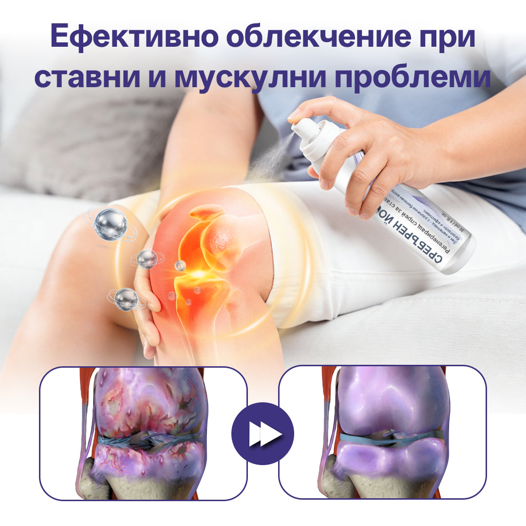 CleraNature® Спрей за възстановяване на ставите с сребърни йони💕💕💕