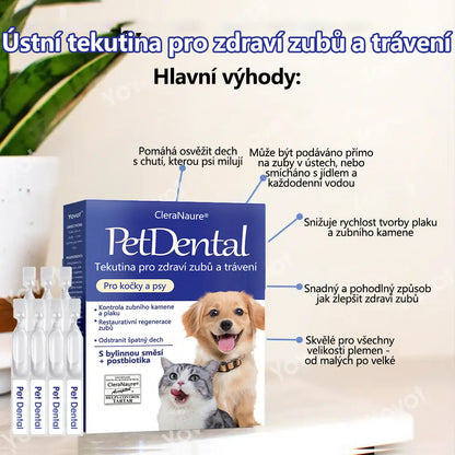 [Официален магазин] CleraNaure® Pet Dental & Digestive Health Oral Liquid – освежава дъха, премахва зъбния камък и спомага за регенерацията на венците, стабилизира зъбите (за котки и кучета)  – спестете 80% днес!