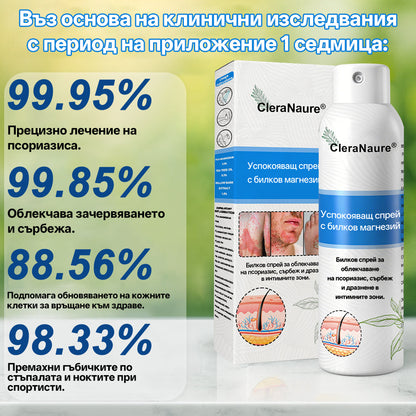 🫧CleraNature® Магнезиев спрей – Бързо облекчение за сърбяща, зачервена и чувствителна кожа (включително интимни зони)