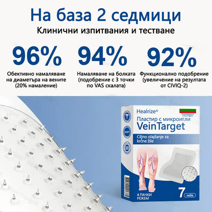 🥇Healrize® VeinTarget Микроиглен пластир