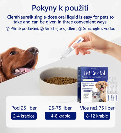 [Официален магазин] CleraNaure® Pet Dental & Digestive Health Oral Liquid – освежава дъха, премахва зъбния камък и спомага за регенерацията на венците, стабилизира зъбите (за котки и кучета)  – спестете 80% днес!