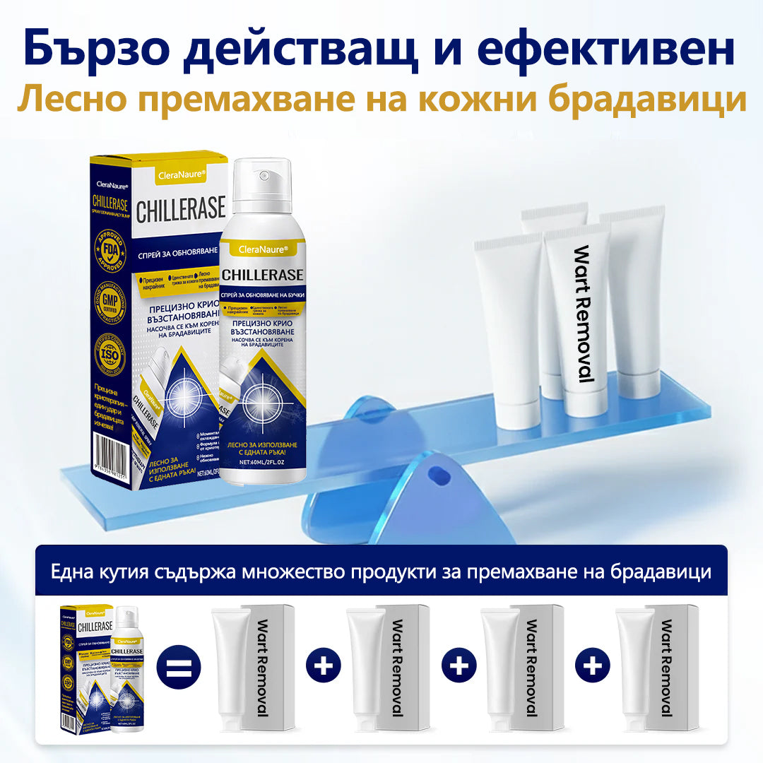 CleraNaure® ChillErase спрей за възстановяване на неравности