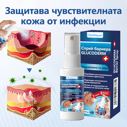 CleraNaure® GlucoDerm Бариера Спрей